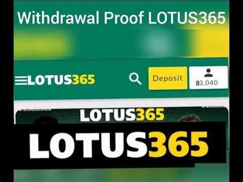 lotus365 withdrawal limit|Lotus365 .